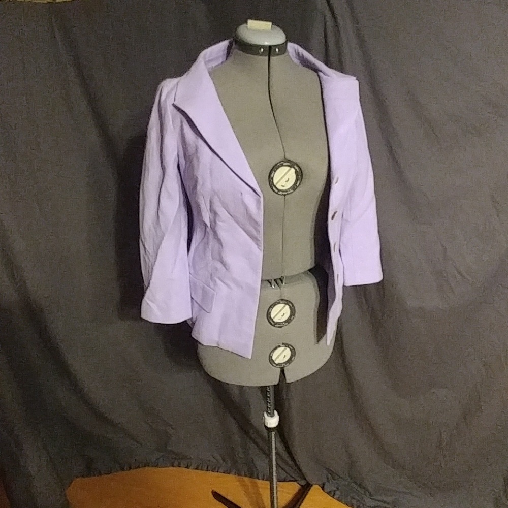 NWT Jil Sander lilac blazer sz 36